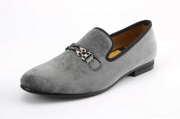 black mens velvet loafers