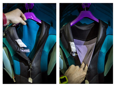 billabong back wing zip gusset gasket dry panel australia wetsuit