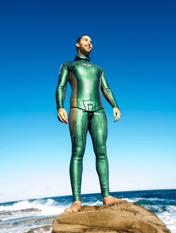 coated wetsuit smoothie skin freediving australia