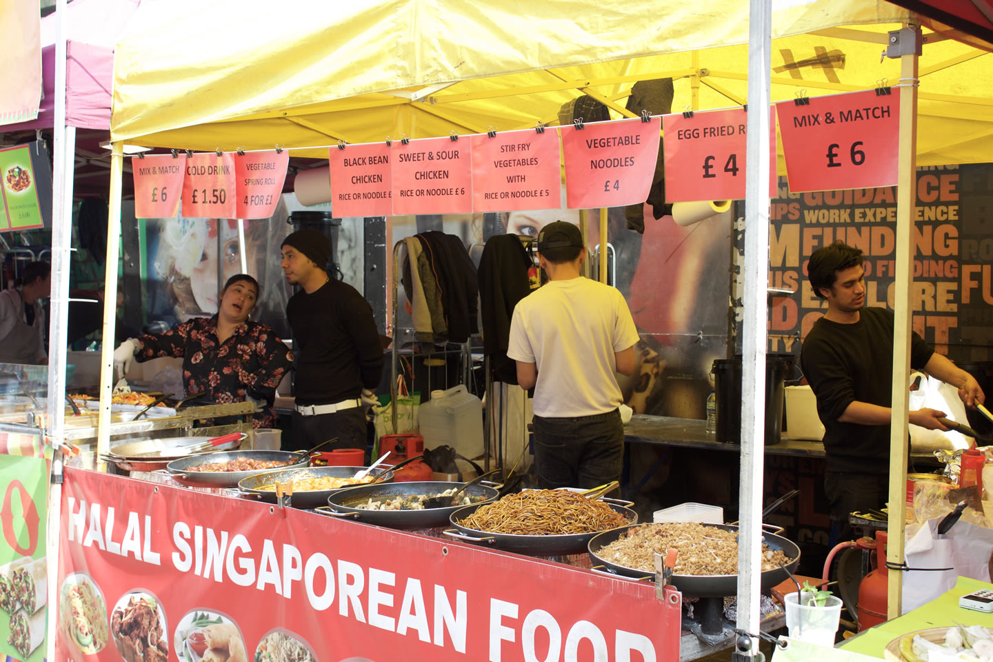 Portobello Market food stall