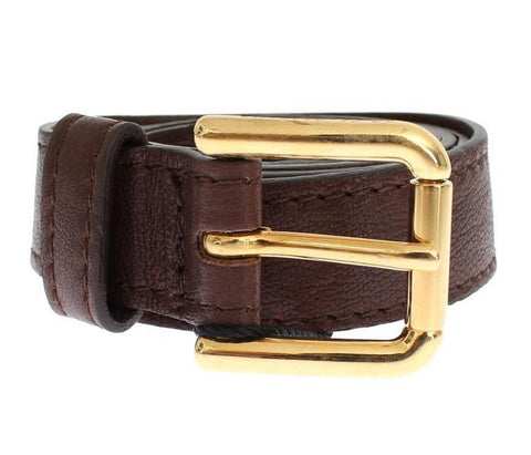 Dolce & Gabbana Women's Brown Leather Designer Belt