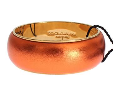 Dolce & Gabbana Orange Gold Brass Bracelet on LUXEWOW.COM