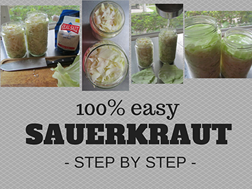 Easy Probiotic Sauerkraut Recipe