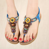 Hand Painted Beaded Sandals