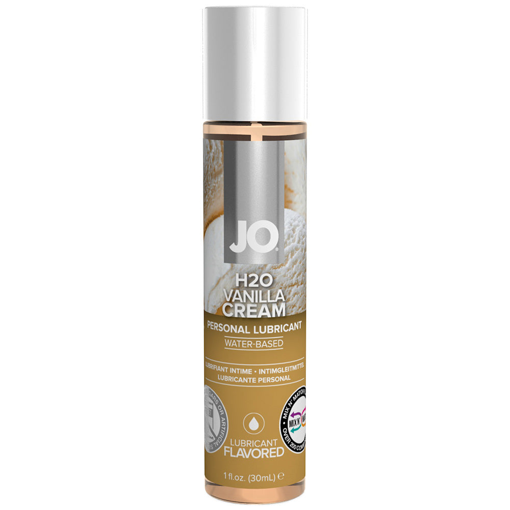 H2O Flavored Lube 1oz30ml In Vanilla Cream System J