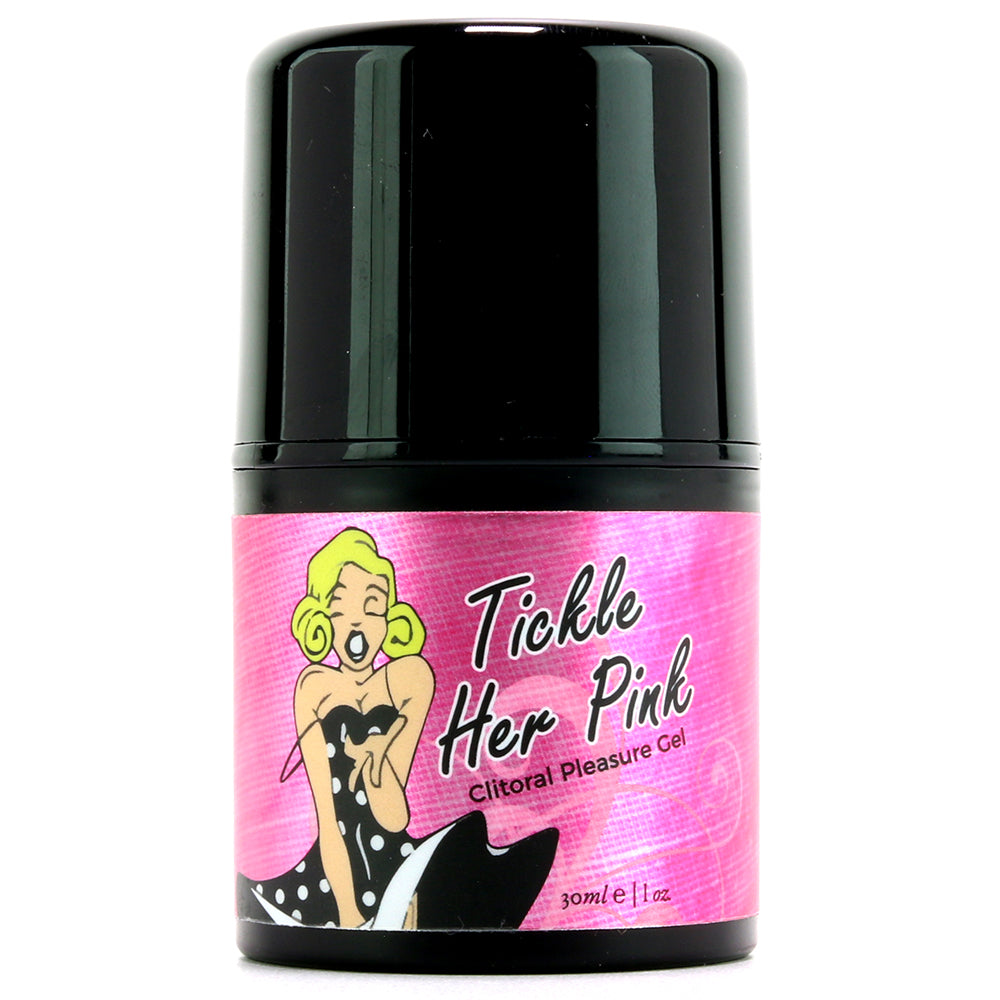 Tickle Her Pink Clitoral Pleasure Gel Pump In 1oz3