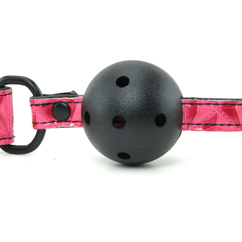 Sinful Ball Gag In Pink Ns Novelties Ball Gags Mout