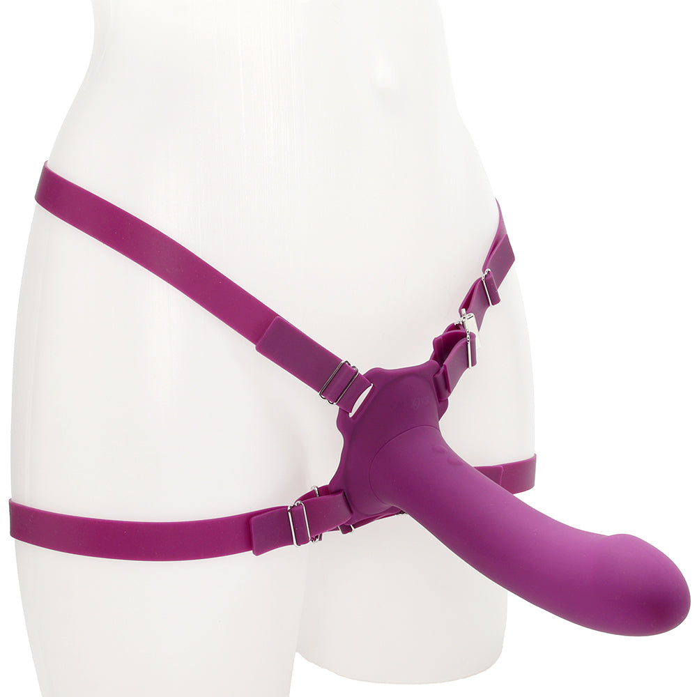 Two strap dildo harness