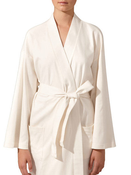 jersey knit bathrobe