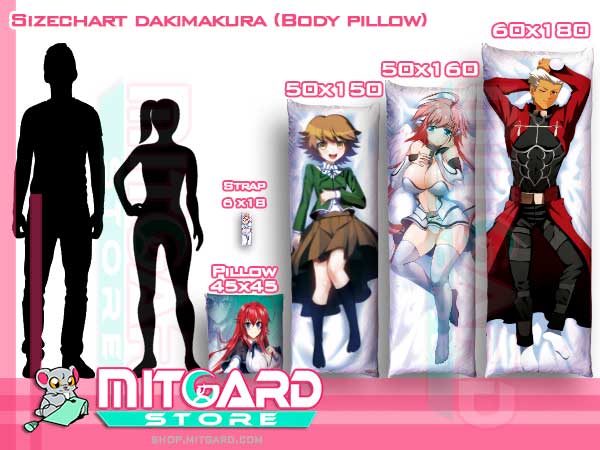 Custom with your picture or photo a Hugging Dakimakura or pillow