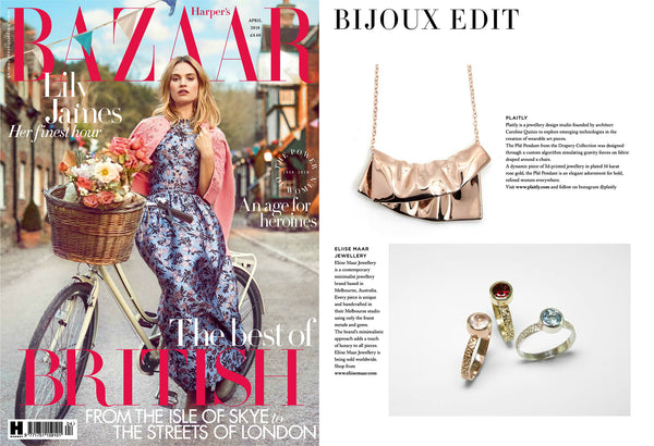 PLAITLY in Harper's Bazaar Magazine