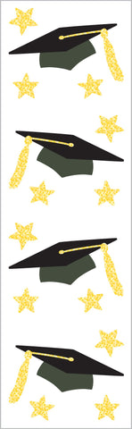 Grad Caps Stickers