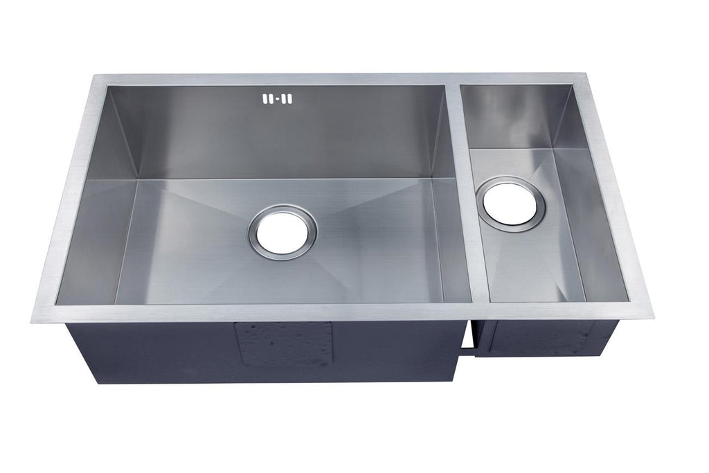 793 X 461mm Undermount 1 5 Bowl Handmade Stainless Steel Kitchen Sink Ds032