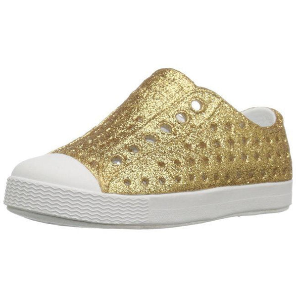 gold bling shoes