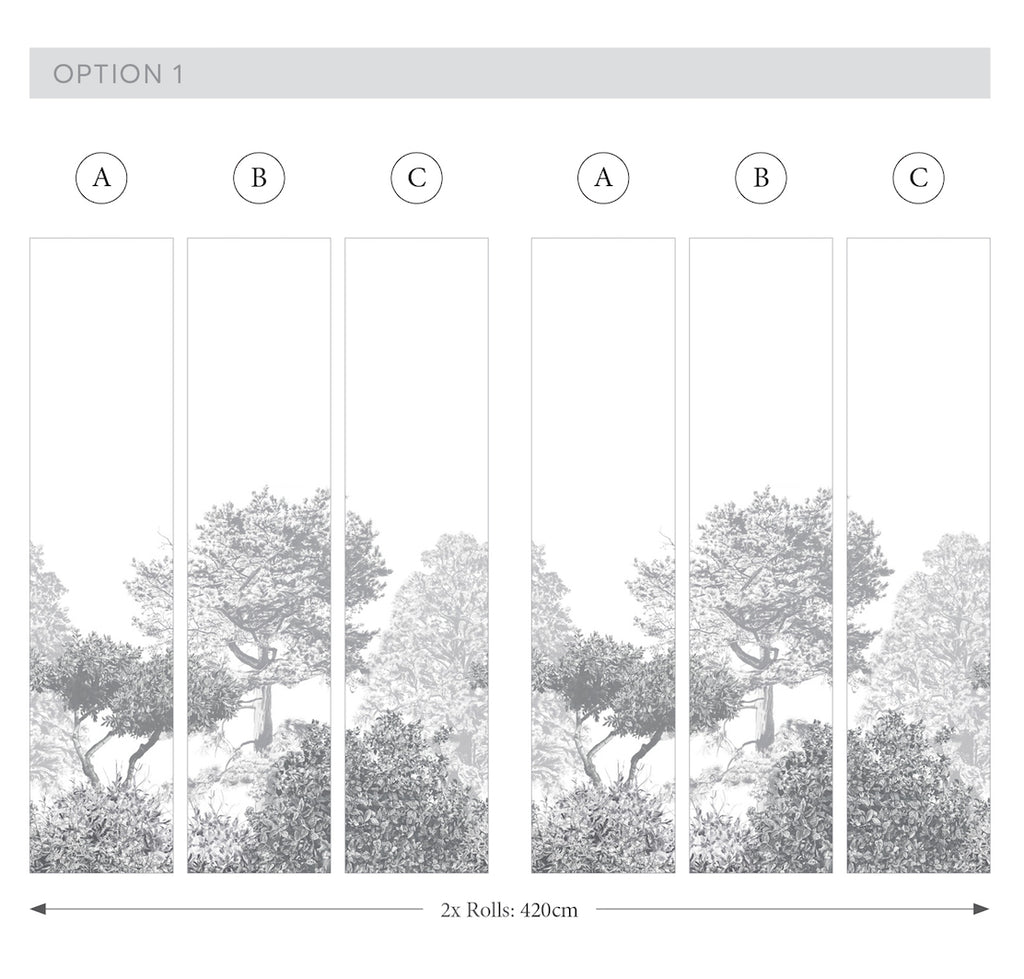 Hua Trees Wallpaper Mural Panels