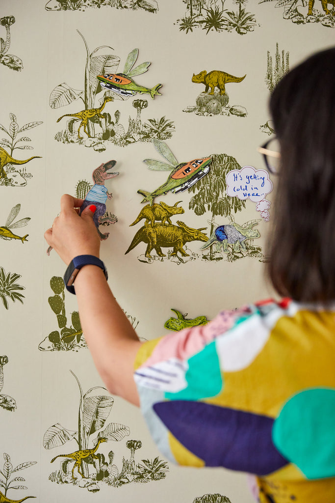 Sian Zeng Grand Prize Winner Etsy Global Awards 2019 Magnetic Dino Wallpaper