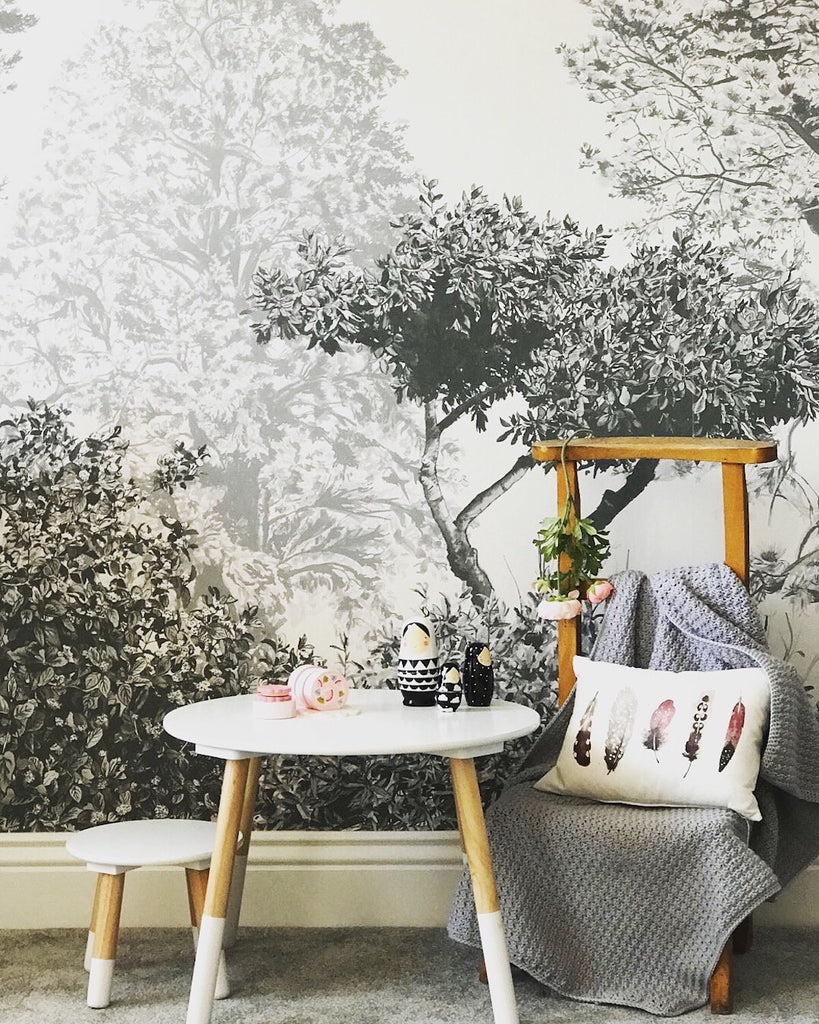 Tanya Ross's renovated period home in Ireland features Sian Zeng's Hua Trees Wallpaper