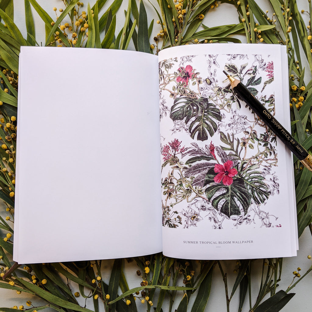 Sian Zeng 10 year anniversary notebook Summer Tropical Bloom