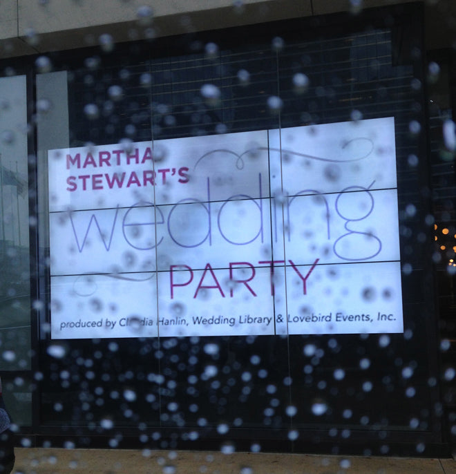 martha stewart wedding party chicago 2013