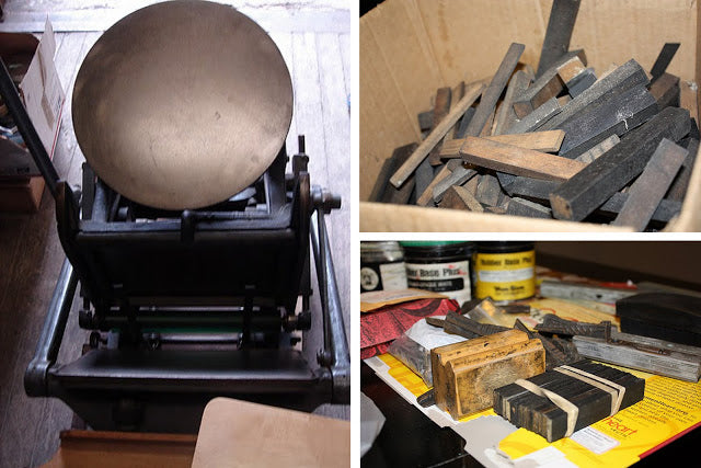 craftsman 6.5x10" tabletop platen printing press