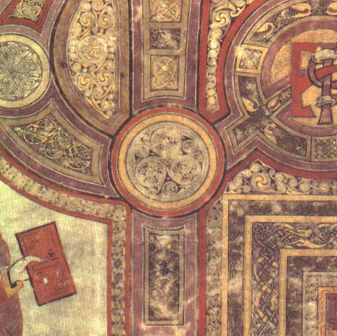 ic:Close-up: Folio 29 of the Book of Kells. The Incipit to the Gospel of Matthew