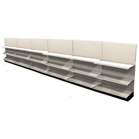 <strong>Used 24' wall section with base and 12 adjustable shelves</strong>