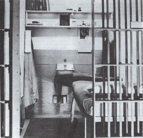 Typical Alcatraz prison cell