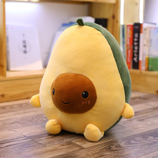 plush avocado pillow