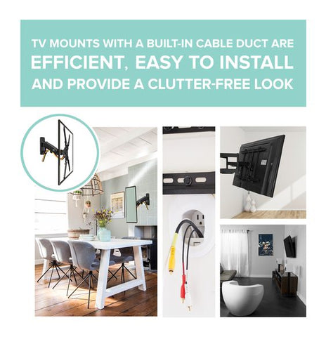 TV Wall Mounts with cable management System