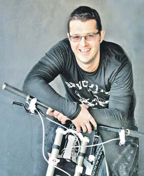 Hilton Taylor, owner of Revolution Bikes and passionate bike rider