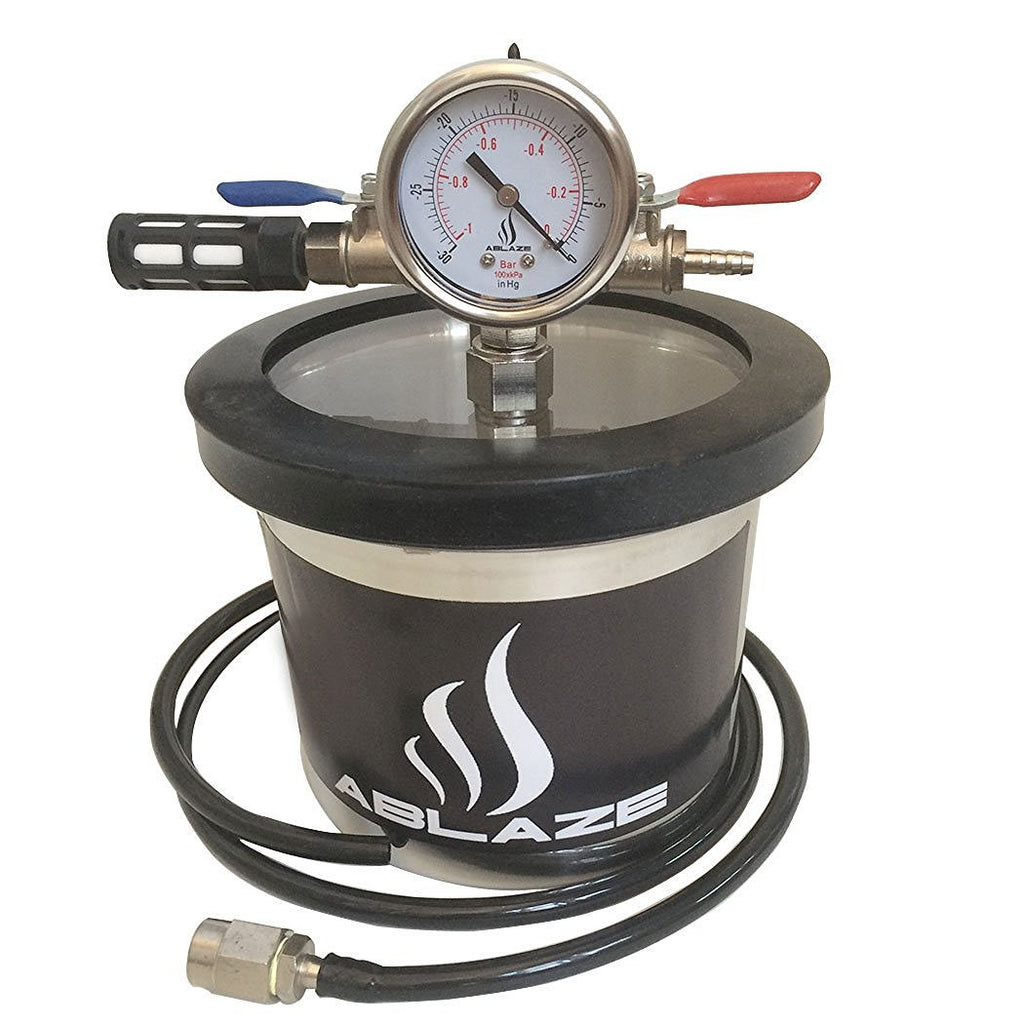 Yescom 2 Gallon Stainless Steel Vacuum Chamber kit to Degass Urethanes Silicones Epoxies 