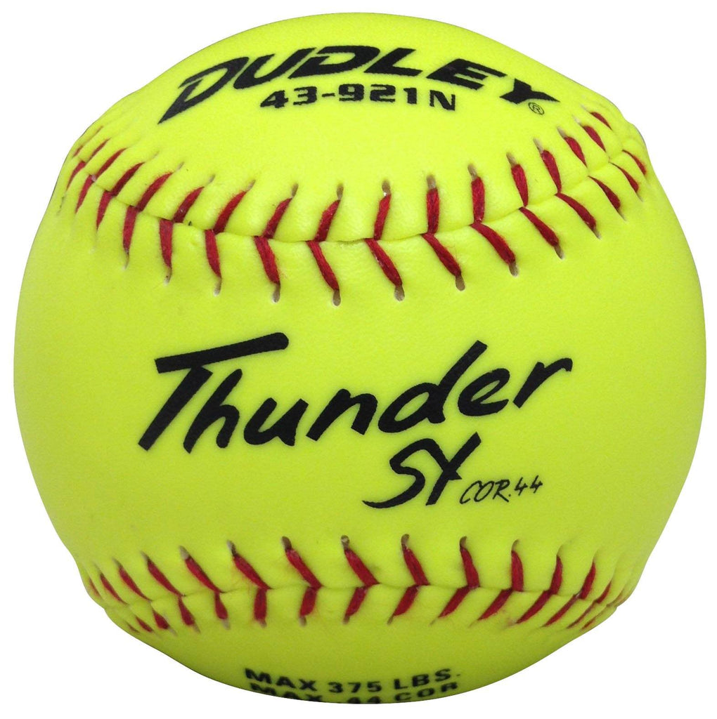 Details about   Dudley Thunder Sy ASA Certfied 11" Slow Pitch Softball Max .44 COR Max 375 