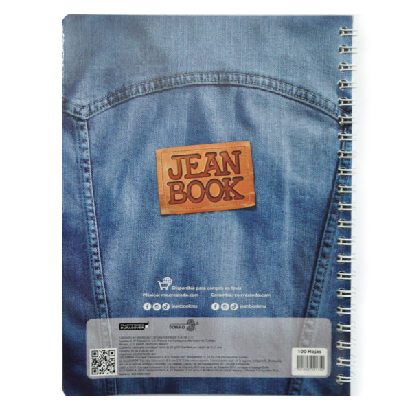 Cuaderno Profesional Doble Argolla Jean Book 100 Hj Raya Norma Nmk Mónerick Papelerías 3445