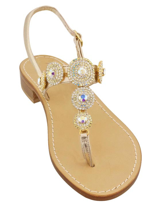 girls iridescent sandals