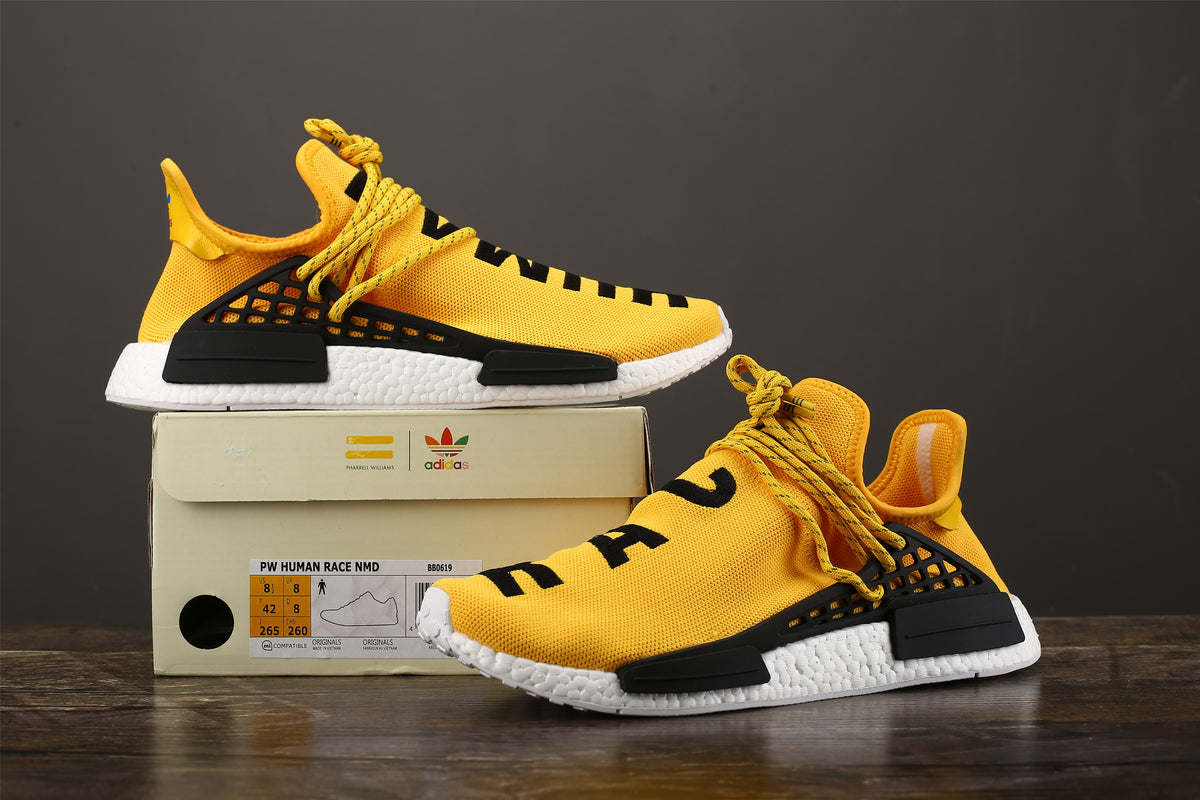 adidas human race shoes yellow cheap online