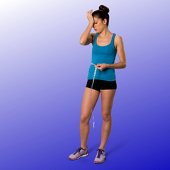 Image of female athlete under stress