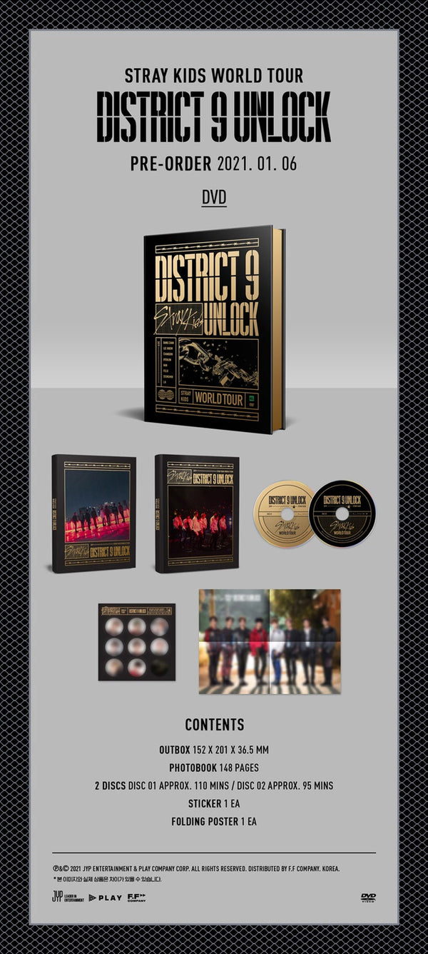 Official Stray Kids World Tour 'District 9 : Unlock' in SEOUL DVD