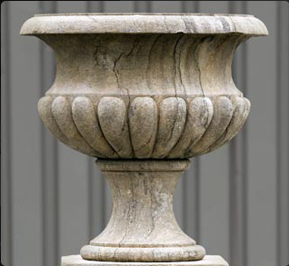 Classic Round Urn made of cast concrete which is perfect for most weather conditions.