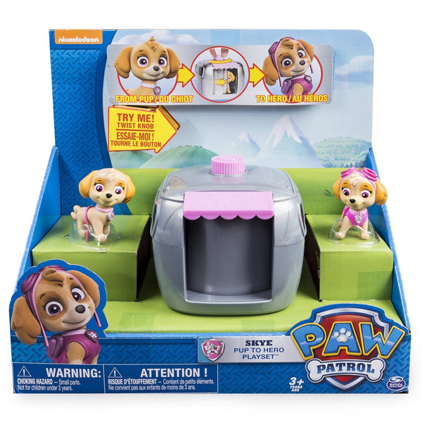 paw patrol pup to hero playset