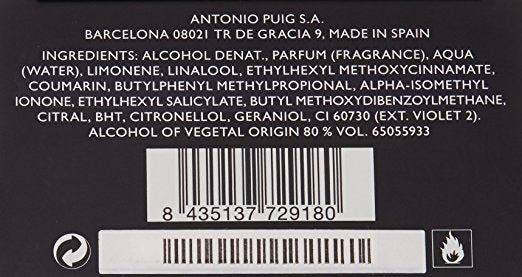 prada luna rossa ingredients