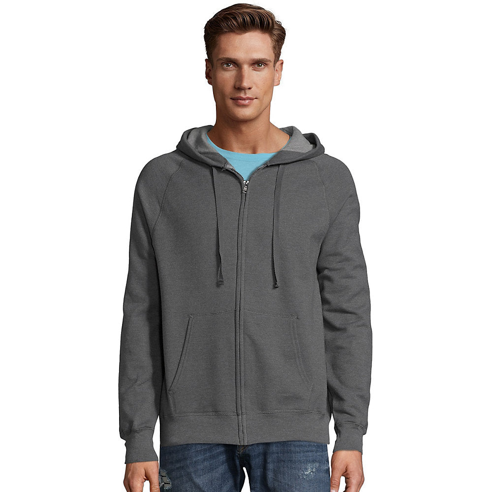 hanes men's nano premium lightweight fleece hoodie