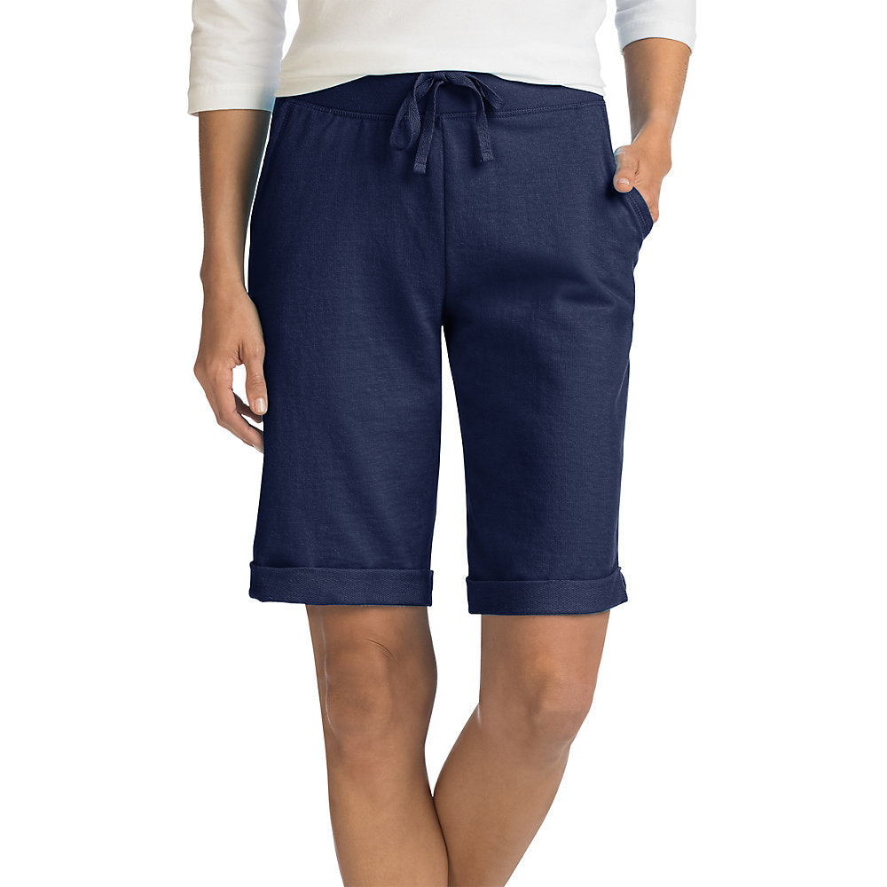 Hanes Women's French Terry Bermuda Pocket Short, Style O4681 – pricestyle