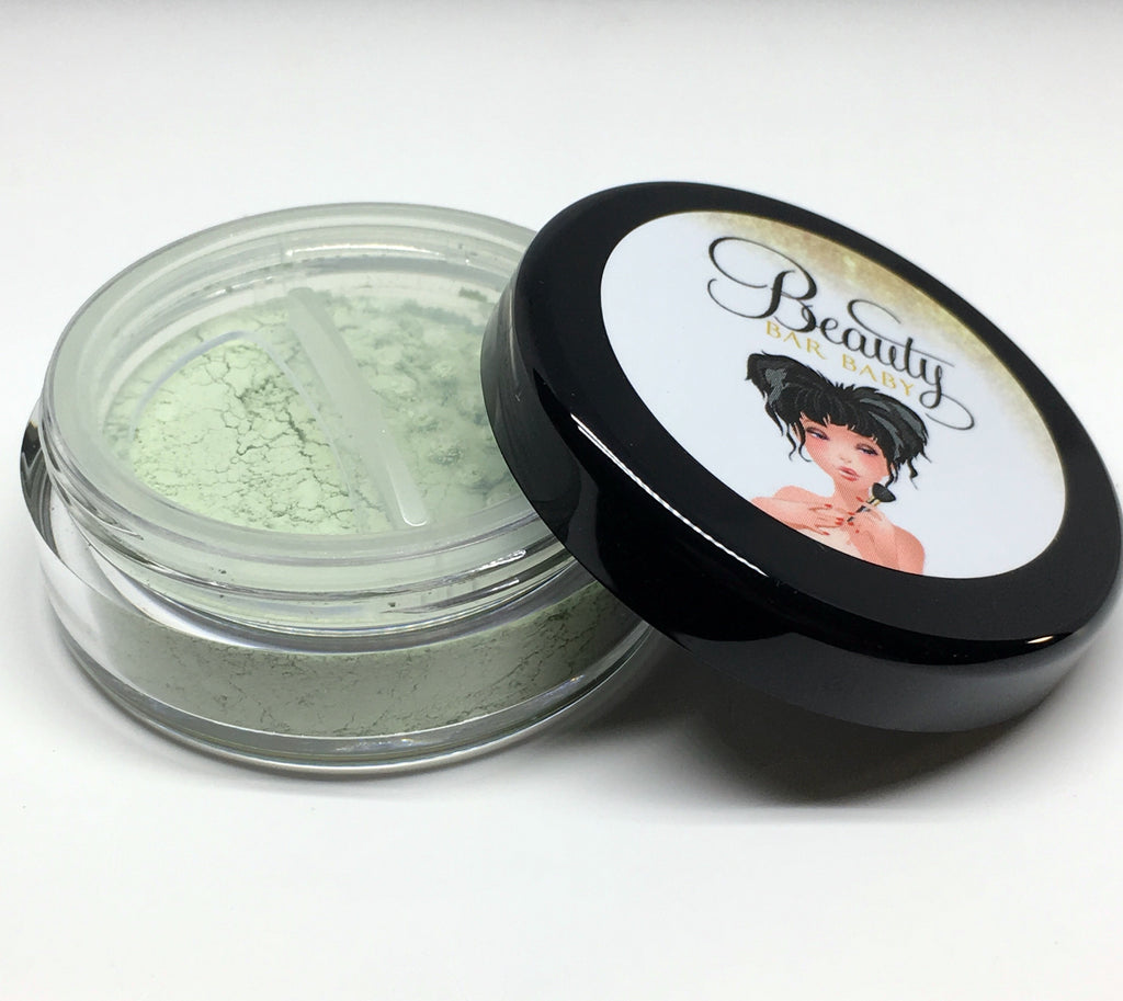 green face powder