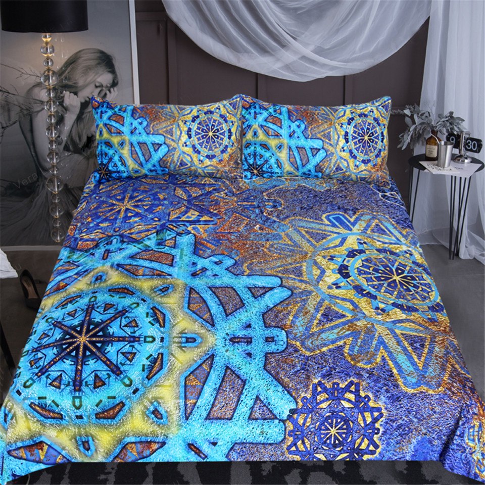 Snowflake Bedding Set Bohemian Lifestyle Store