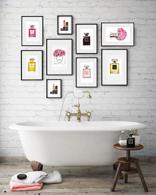 Bathroom artwork