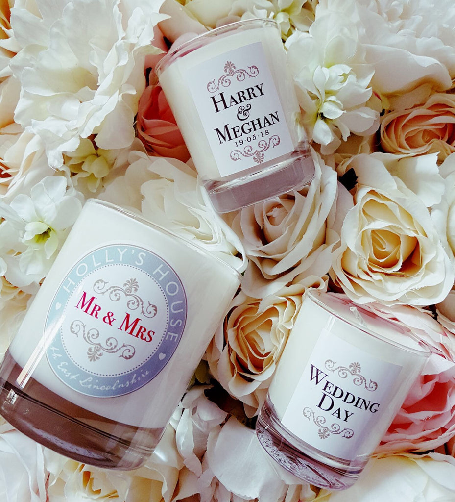 mini wedding candles