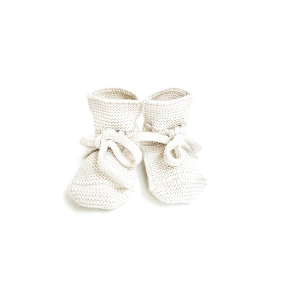 hvid baby booties