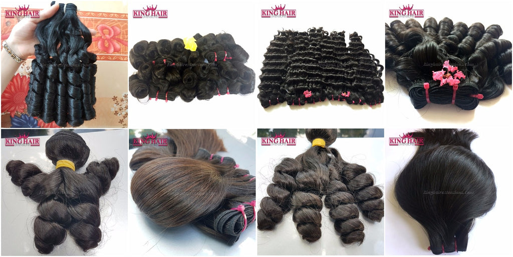 All of King Hair Extensions's products was made from Vietnam remy hair