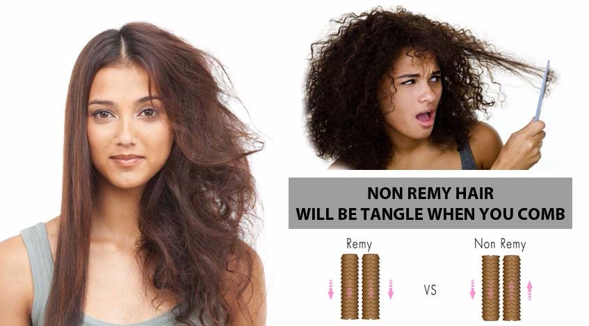 Remy hair vs non - remy hair extensions