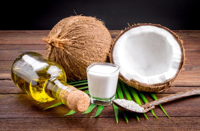 Coconut oild is really cheap and good for your hair